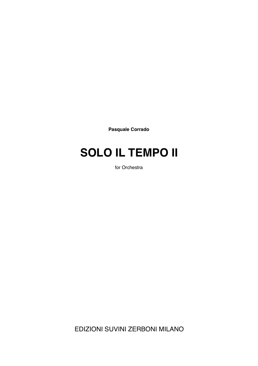 SOLO IL TEMPO II_Corrado 1